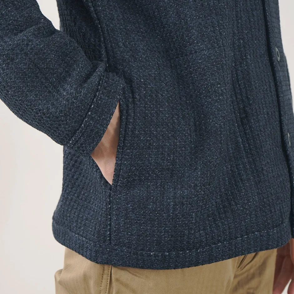 Cardigans^RE MADE IN TOKYO JAPAN / Glen Check Fleece Cardigan