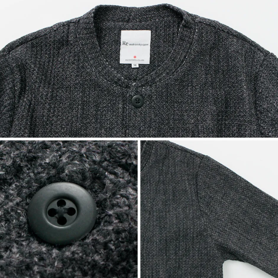 Cardigans^RE MADE IN TOKYO JAPAN / Glen Check Fleece Cardigan