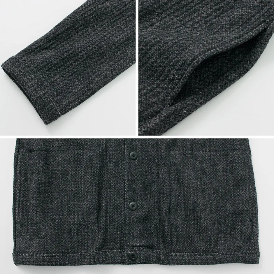 Cardigans^RE MADE IN TOKYO JAPAN / Glen Check Fleece Cardigan