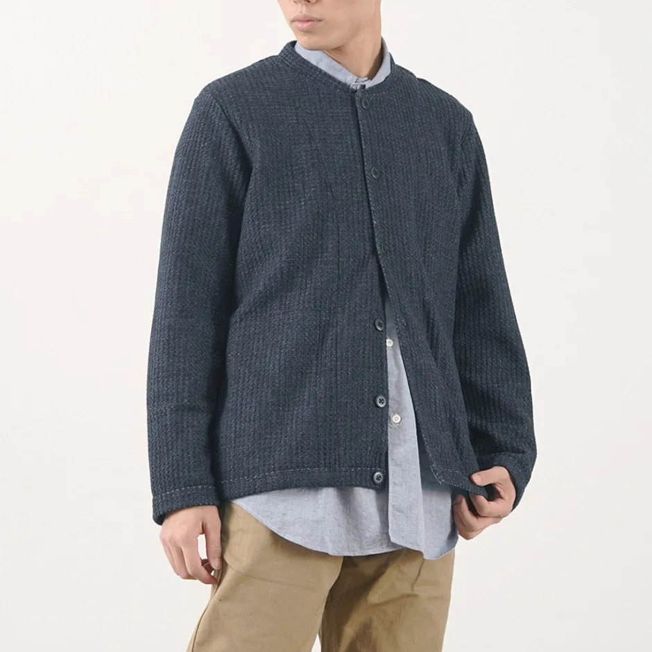 Cardigans^RE MADE IN TOKYO JAPAN / Glen Check Fleece Cardigan