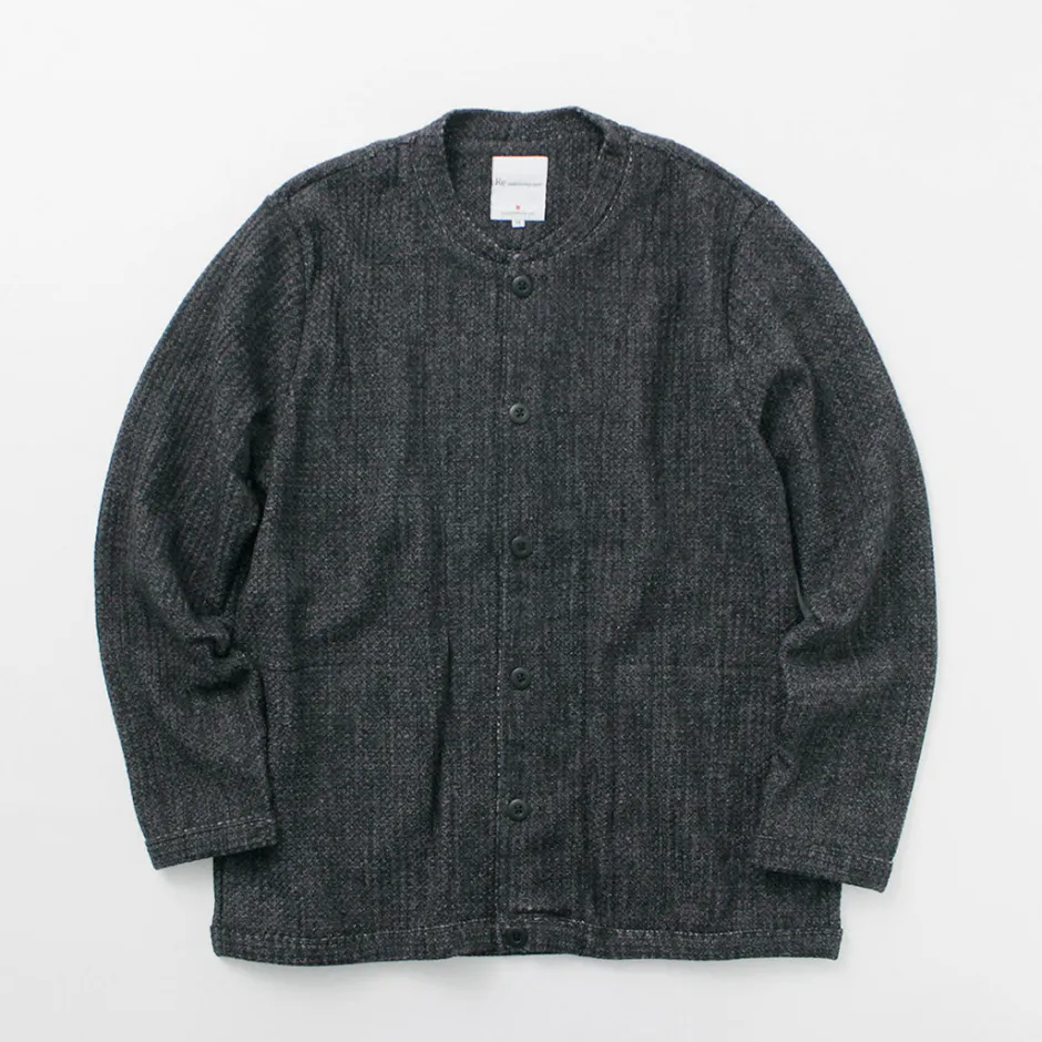 Cardigans^RE MADE IN TOKYO JAPAN / Glen Check Fleece Cardigan