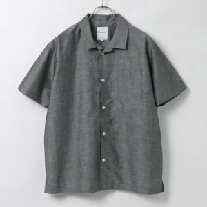 Shirts^RE MADE IN TOKYO JAPAN / Herdmans Linen Open Collar Shirt