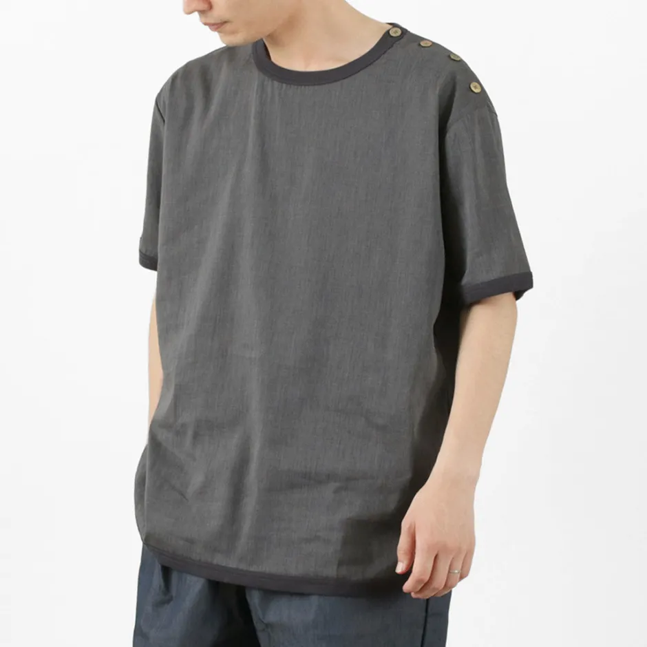 T-Shirts^RE MADE IN TOKYO JAPAN / Linen Coolmax Button Basque