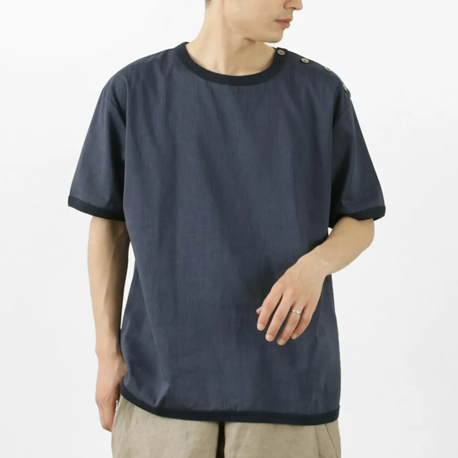 T-Shirts^RE MADE IN TOKYO JAPAN / Linen Coolmax Button Basque