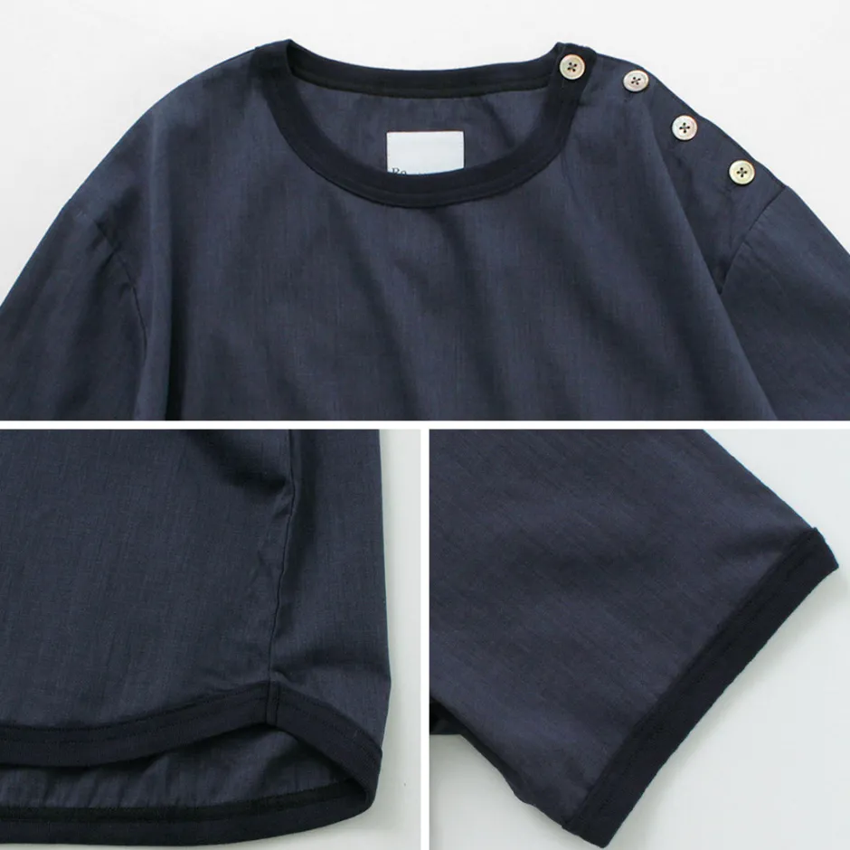 T-Shirts^RE MADE IN TOKYO JAPAN / Linen Coolmax Button Basque