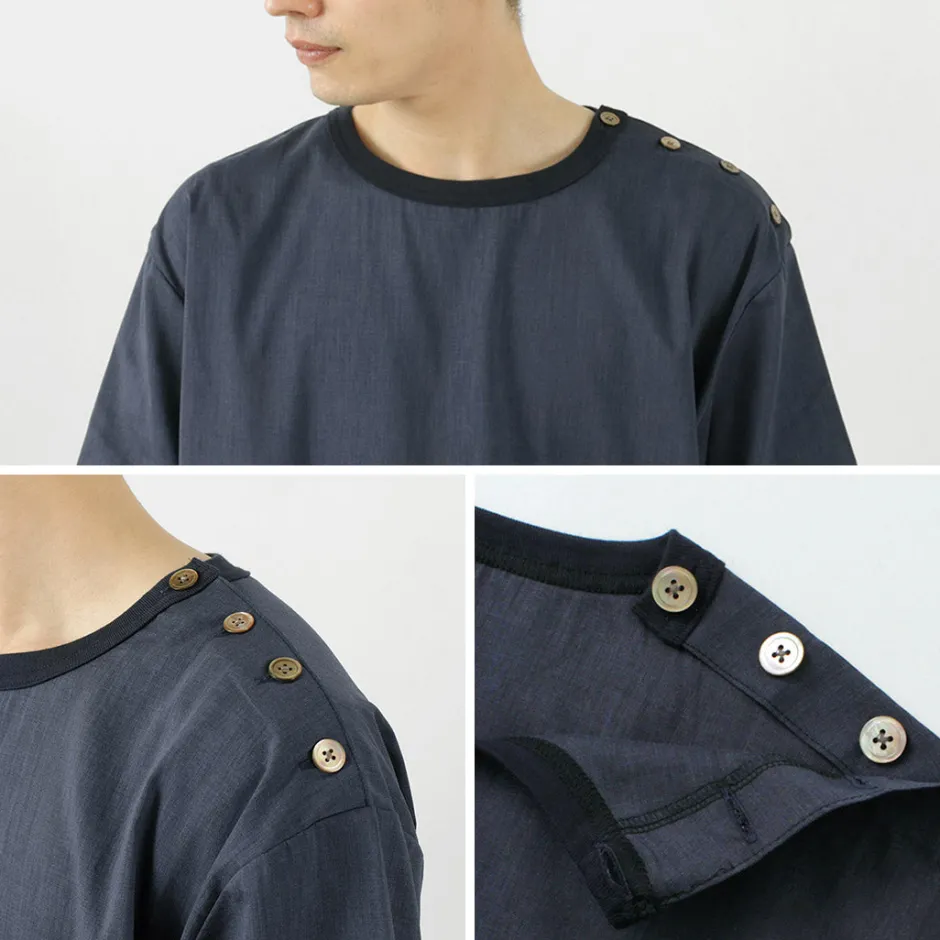 T-Shirts^RE MADE IN TOKYO JAPAN / Linen Coolmax Button Basque
