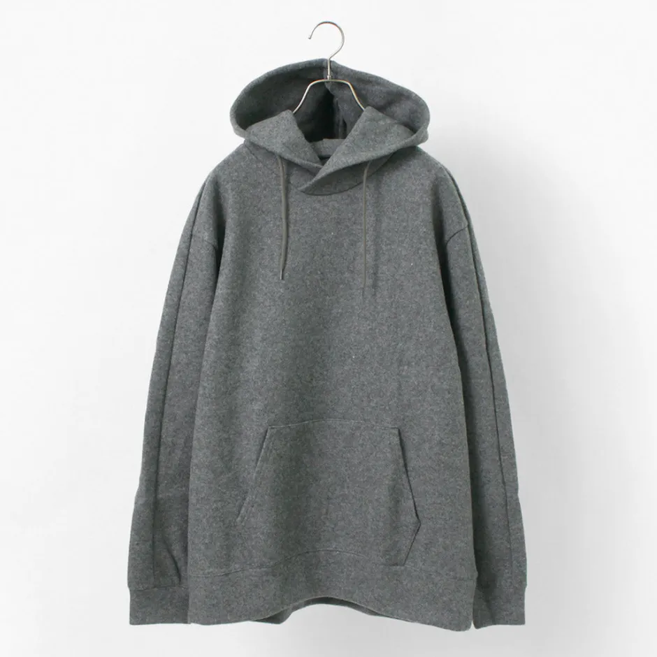 Sweatshirts^RE MADE IN TOKYO JAPAN / Wool Melton Pullover Hoodie