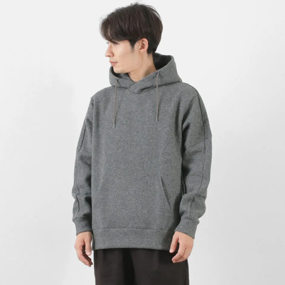 Sweatshirts^RE MADE IN TOKYO JAPAN / Wool Melton Pullover Hoodie