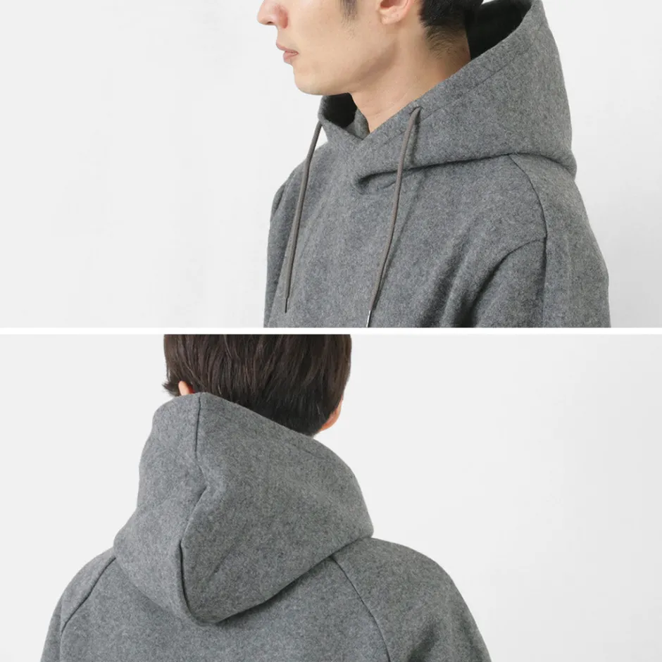 Sweatshirts^RE MADE IN TOKYO JAPAN / Wool Melton Pullover Hoodie