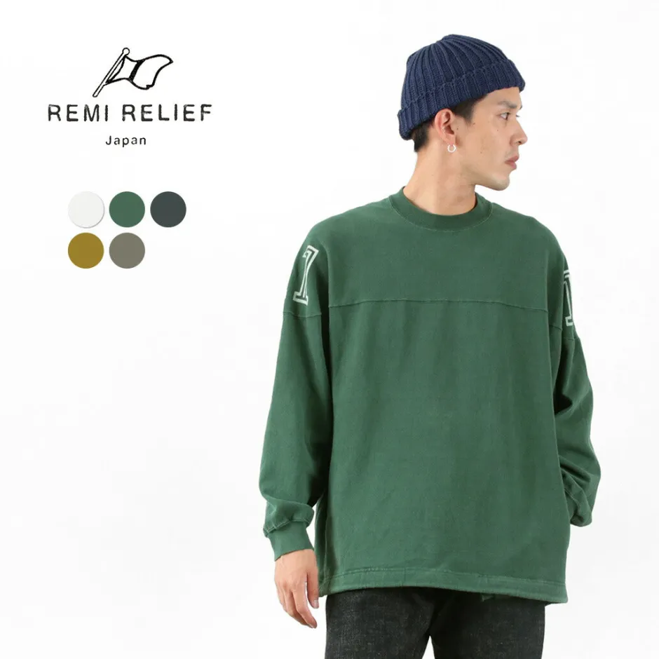 T-Shirts^REMI RELIEF / 8/- Jersey Football Long T(university11)