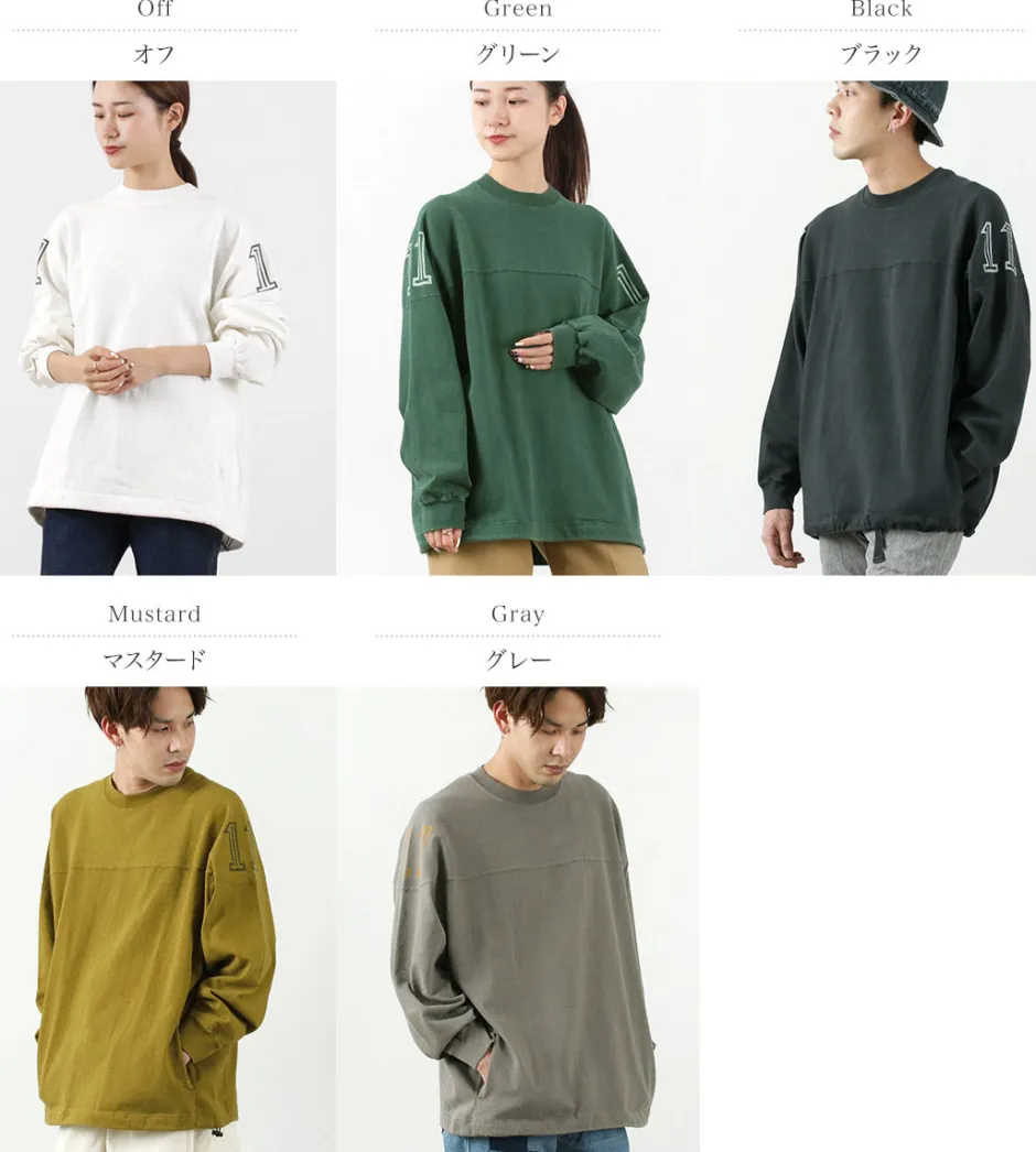 T-Shirts^REMI RELIEF / 8/- Jersey Football Long T(university11)