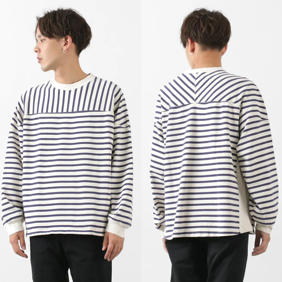 T-Shirts^REMI RELIEF / 16/2 stripe FOOTBALL LONG T