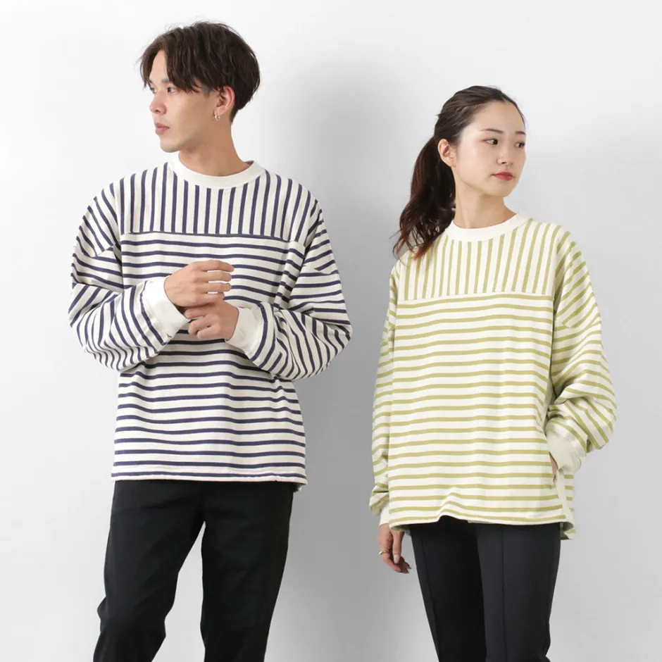 T-Shirts^REMI RELIEF / 16/2 stripe FOOTBALL LONG T