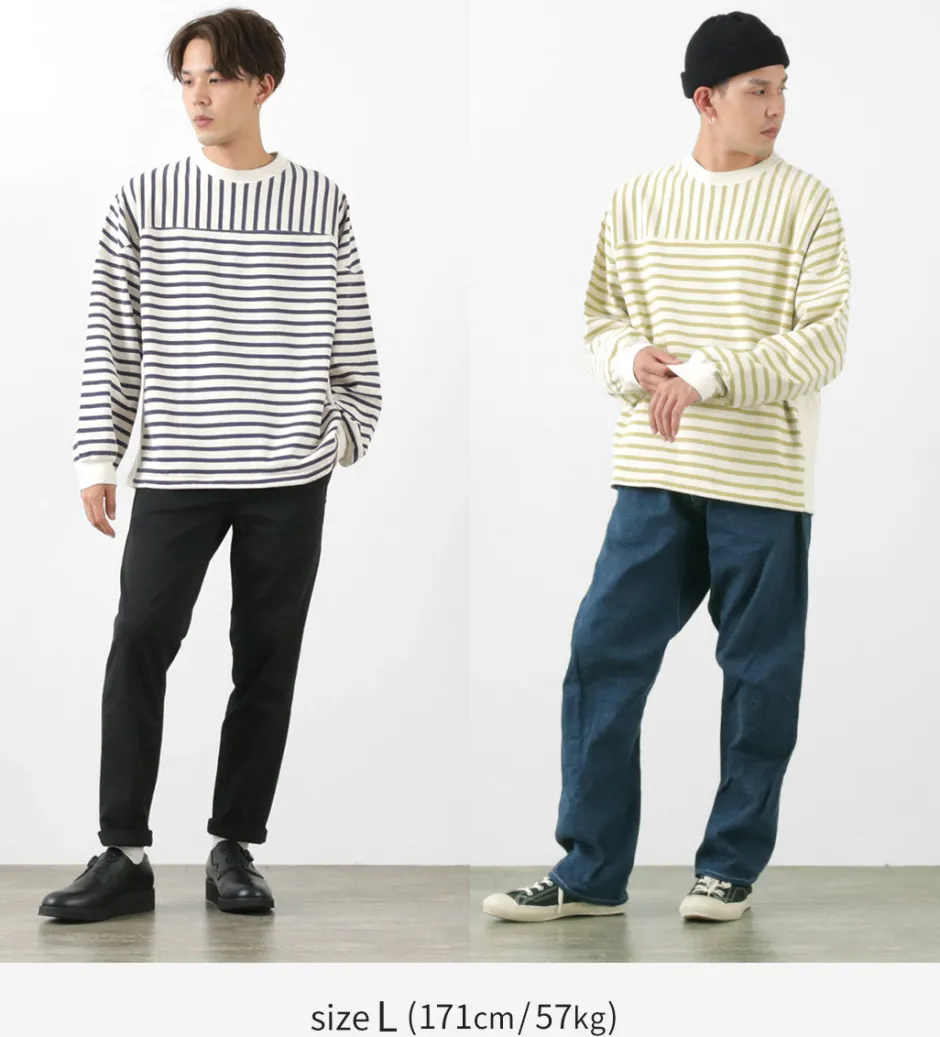 T-Shirts^REMI RELIEF / 16/2 stripe FOOTBALL LONG T