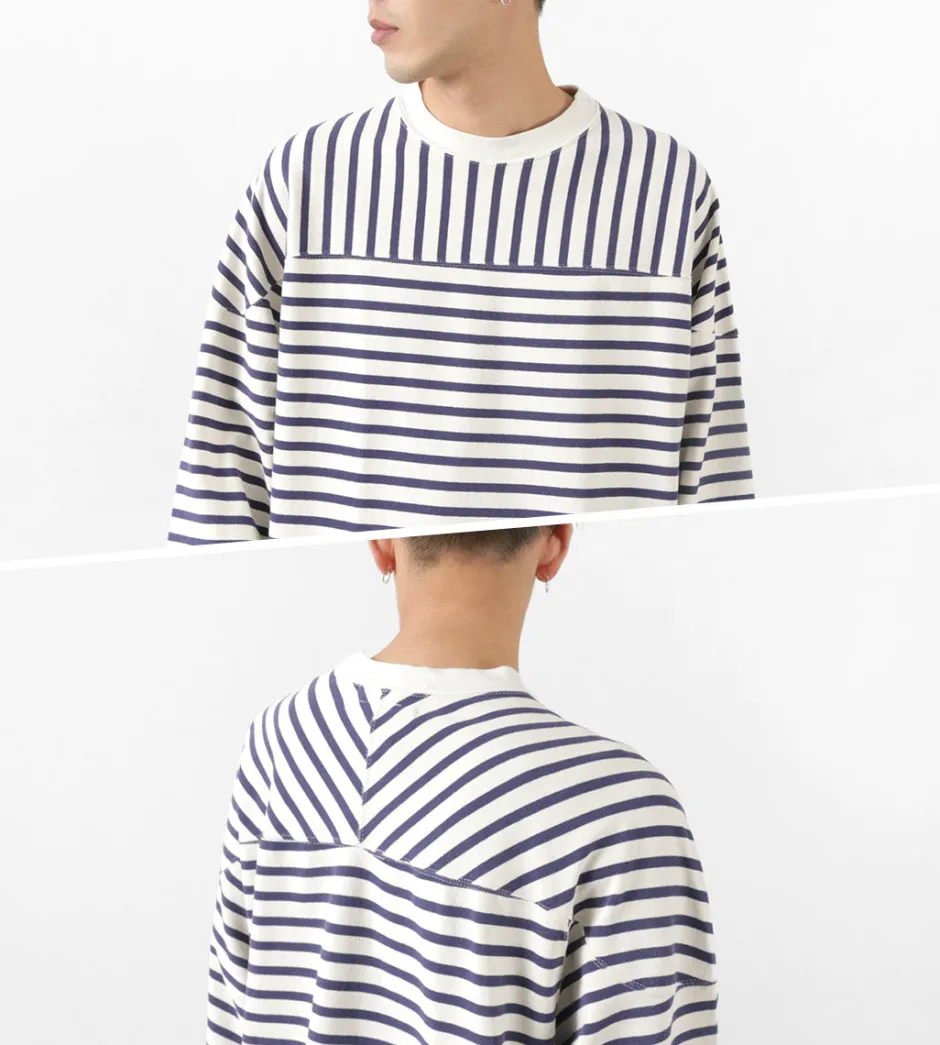 T-Shirts^REMI RELIEF / 16/2 stripe FOOTBALL LONG T