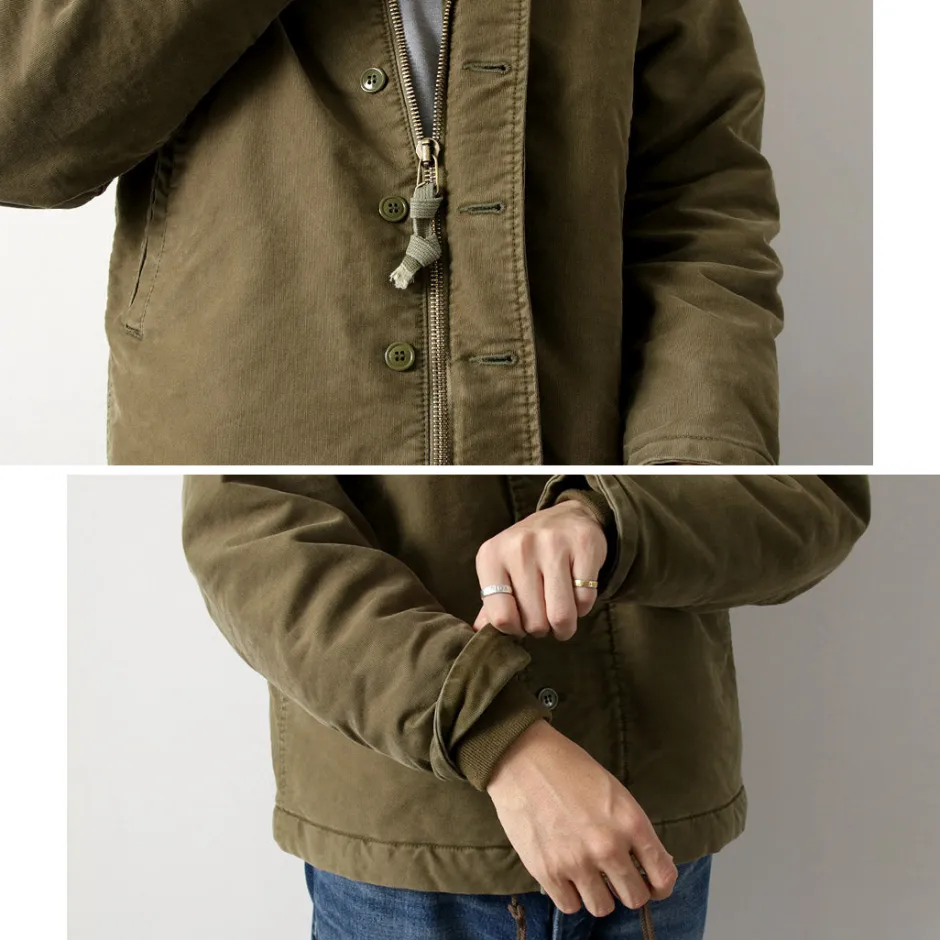 Jackets^REMI RELIEF / Deck Jacket (Wool Boa) khaki