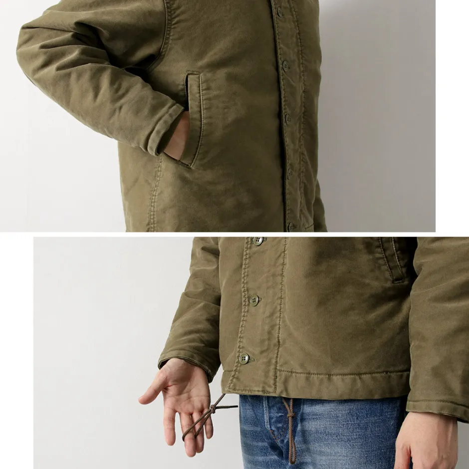 Jackets^REMI RELIEF / Deck Jacket (Wool Boa) khaki