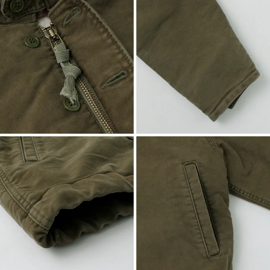 Jackets^REMI RELIEF / Deck Jacket (Wool Boa) khaki