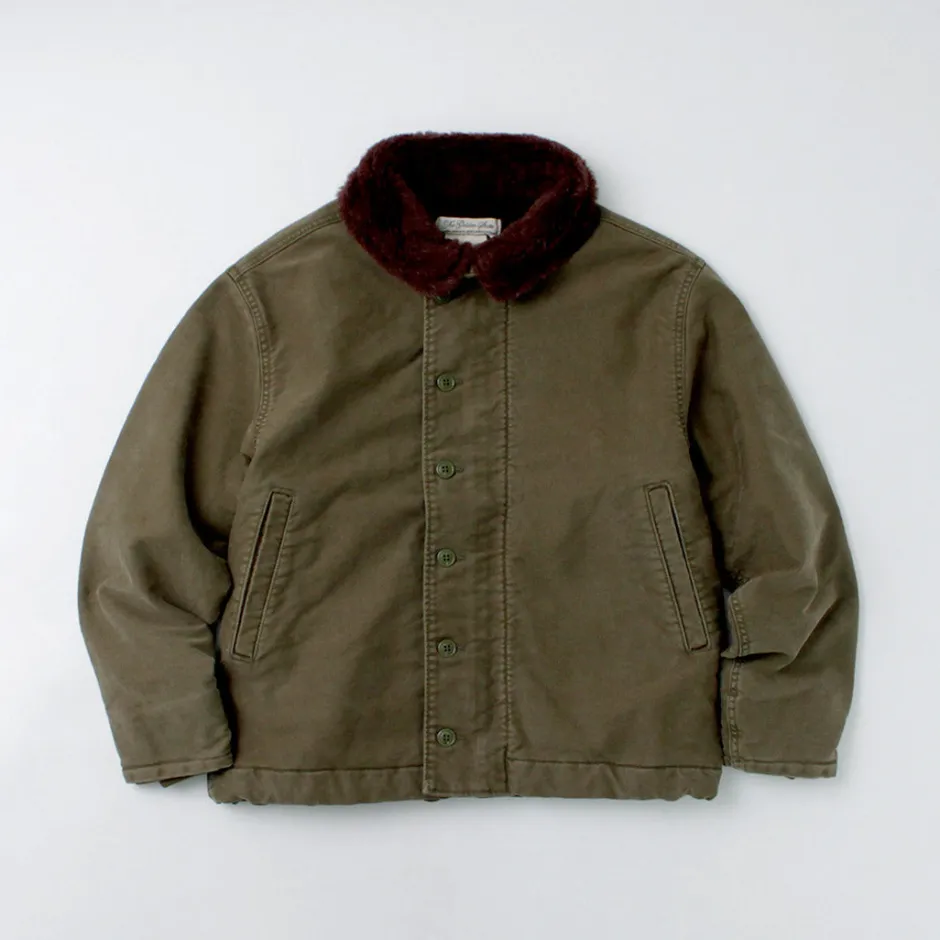 Jackets^REMI RELIEF / Deck Jacket (Wool Boa) khaki