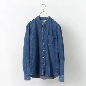 Shirts^REMI RELIEF / Denim Band Collar Shirt