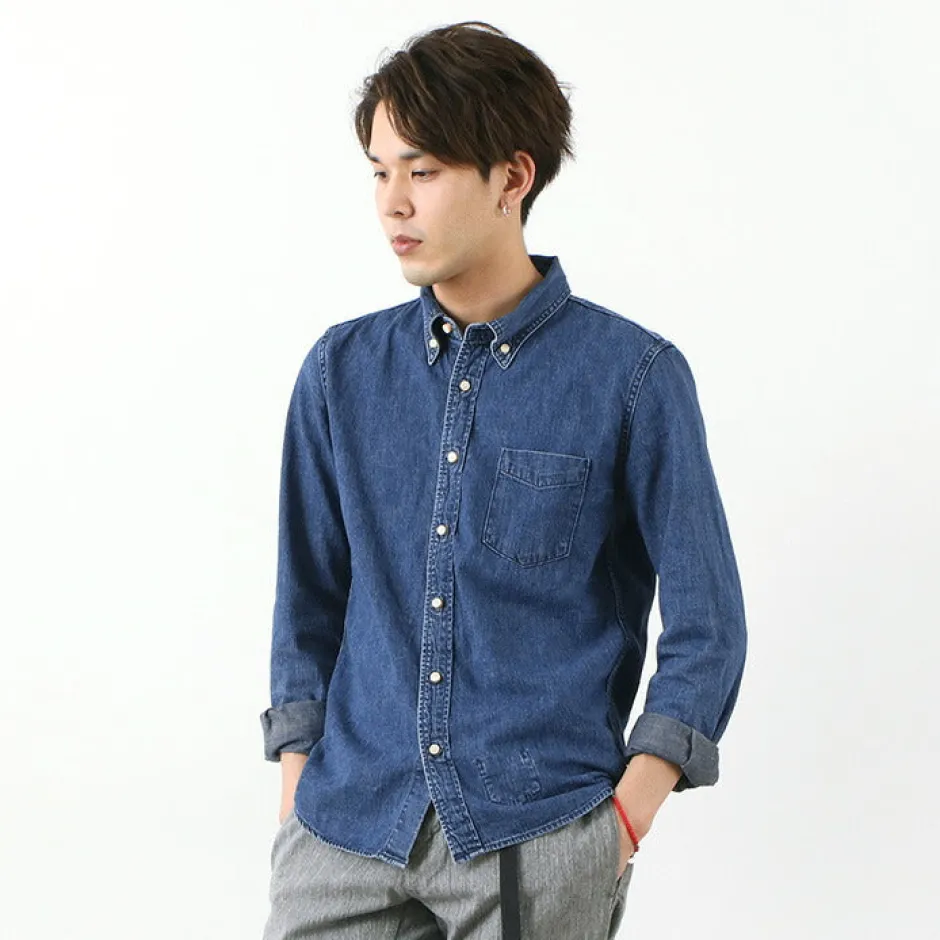 Shirts^REMI RELIEF / Denim Button Down Shirt