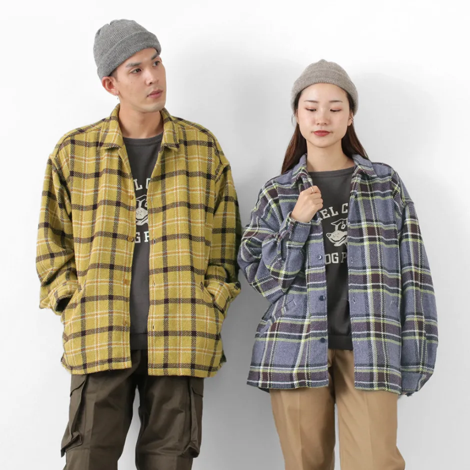 Shirts^REMI RELIEF / Jazz Check Wide SHIRT CPO Shirt Jacket