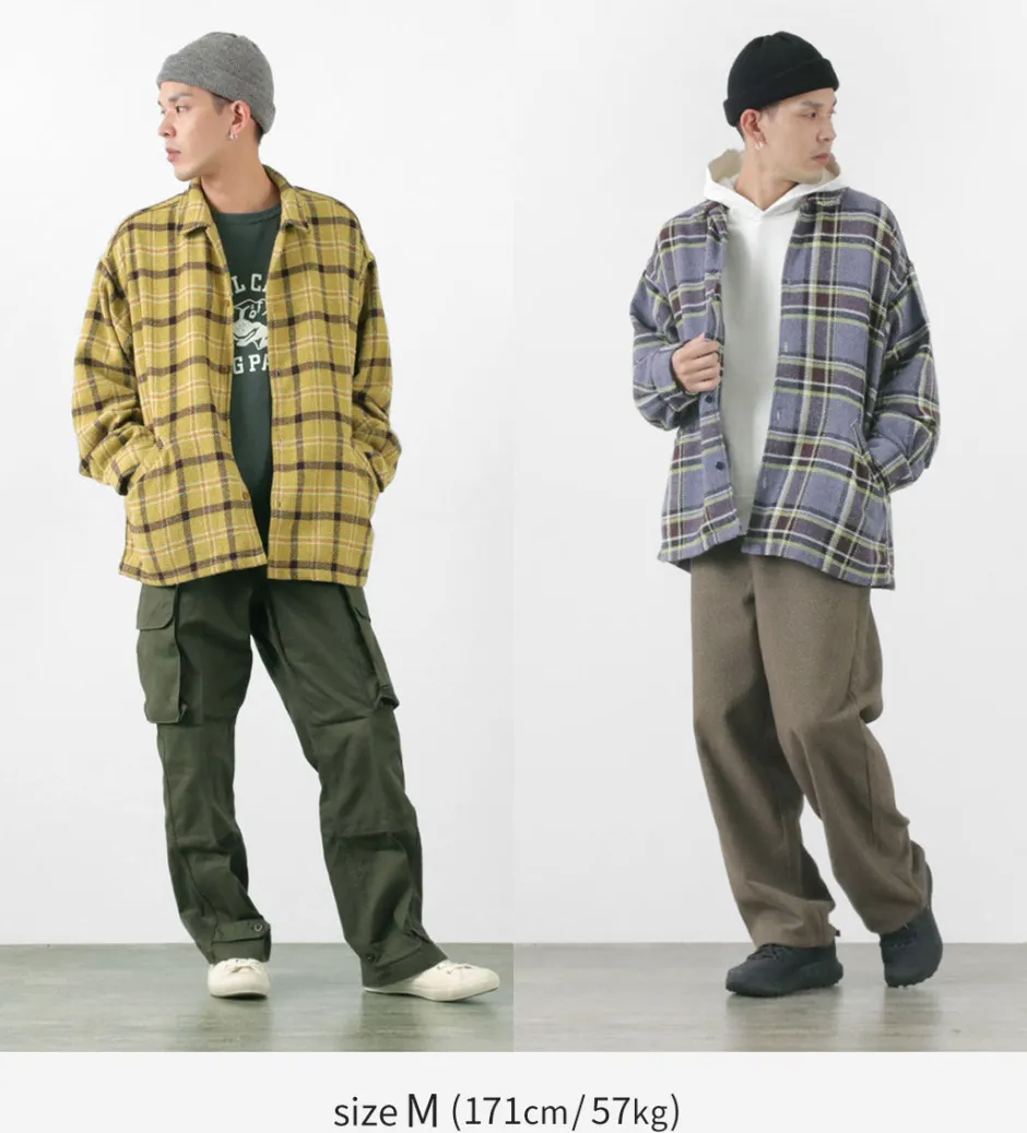 Shirts^REMI RELIEF / Jazz Check Wide SHIRT CPO Shirt Jacket