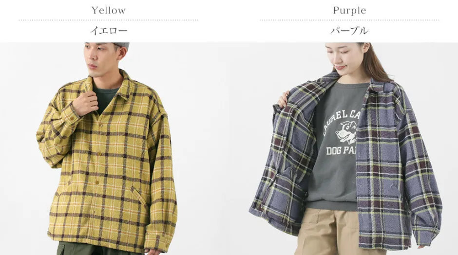 Shirts^REMI RELIEF / Jazz Check Wide SHIRT CPO Shirt Jacket