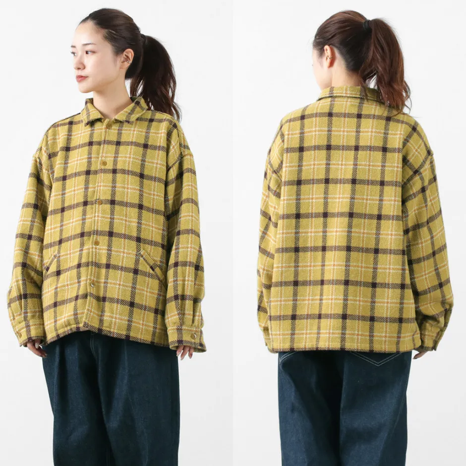 Shirts^REMI RELIEF / Jazz Check Wide SHIRT CPO Shirt Jacket
