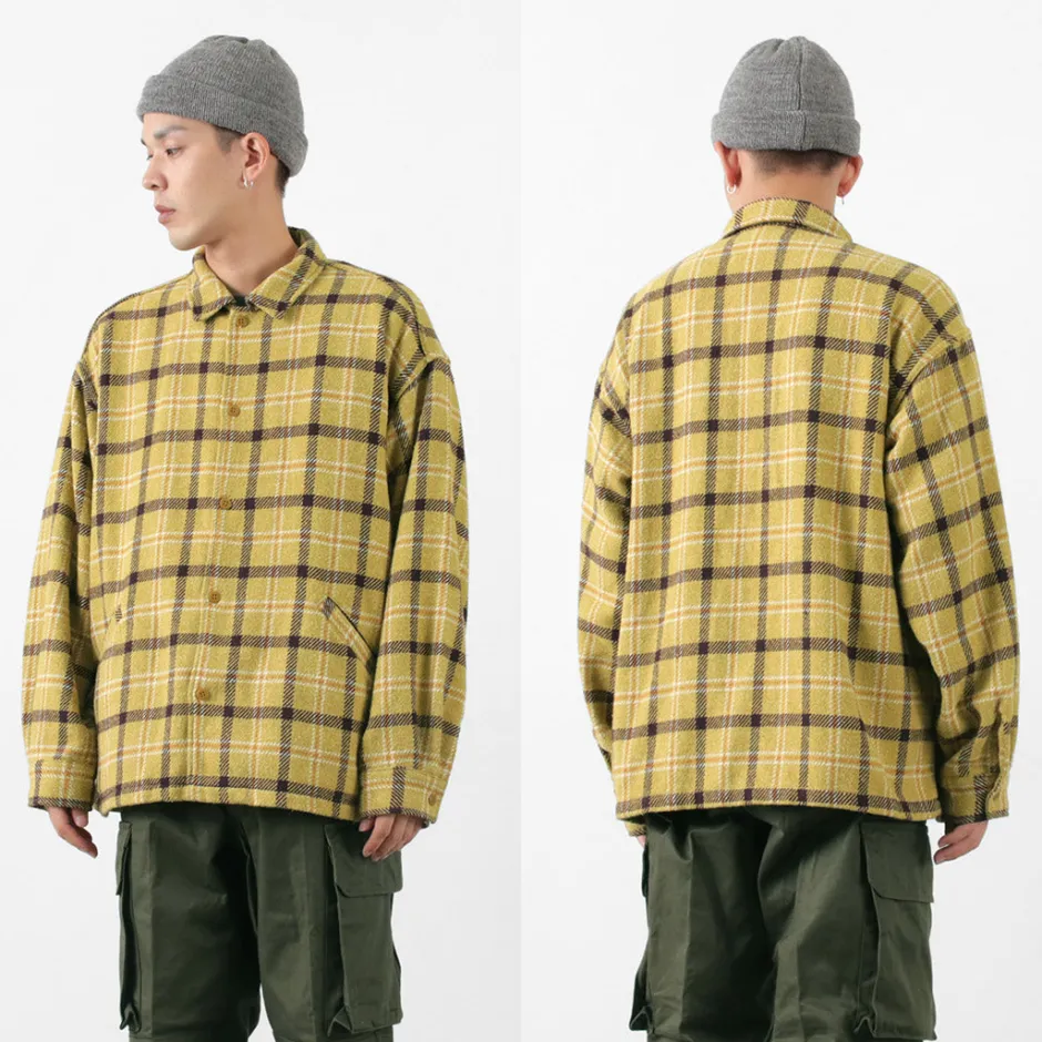 Shirts^REMI RELIEF / Jazz Check Wide SHIRT CPO Shirt Jacket