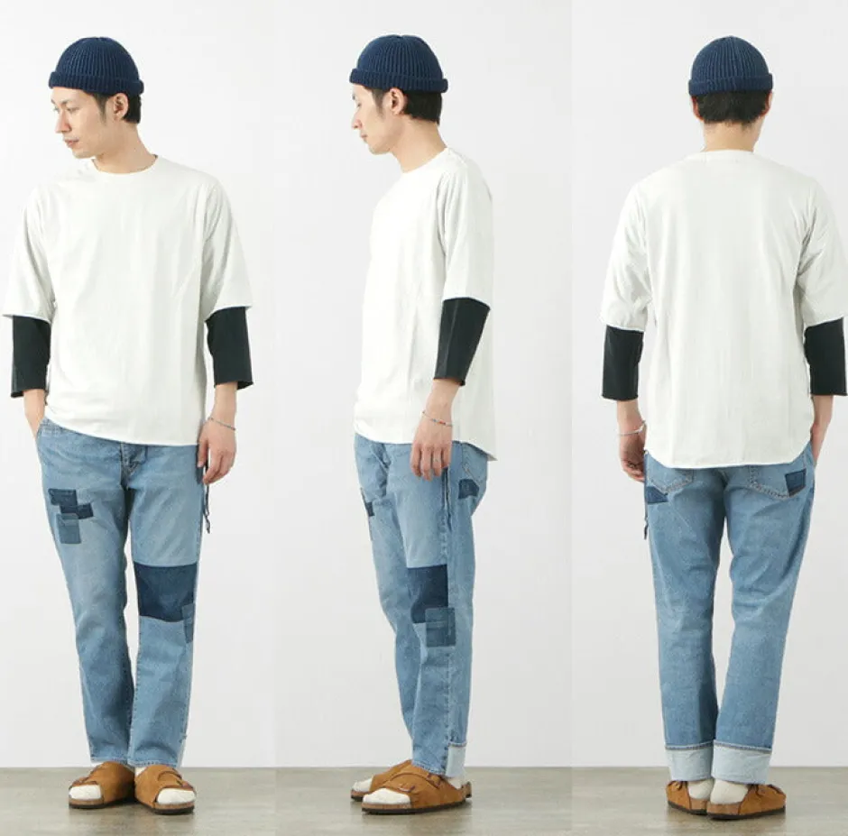 T-Shirts^REMI RELIEF / Jersey Grunge 7/10 Sleeve T-Shirt