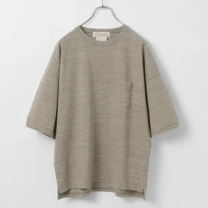 T-Shirts^REMI RELIEF / Melange jersey short sleeve pocket T-shirt