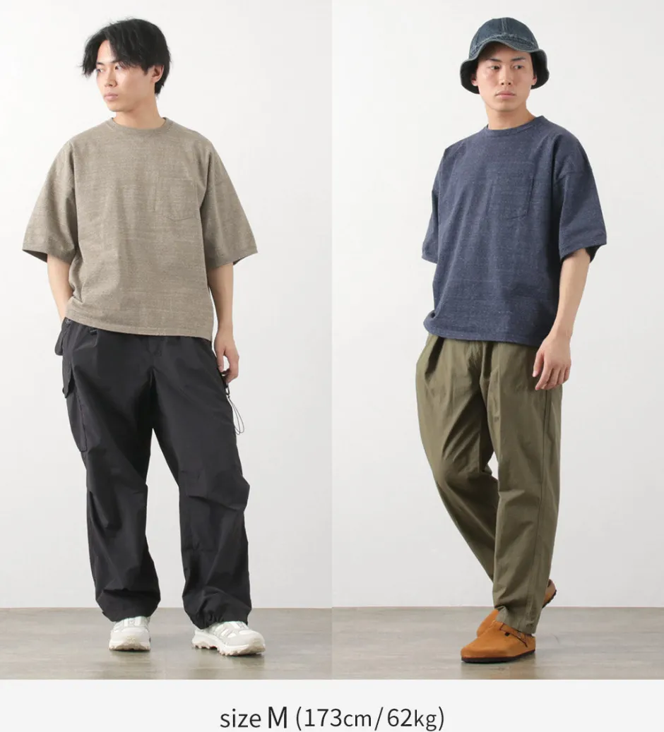T-Shirts^REMI RELIEF / Melange jersey short sleeve pocket T-shirt
