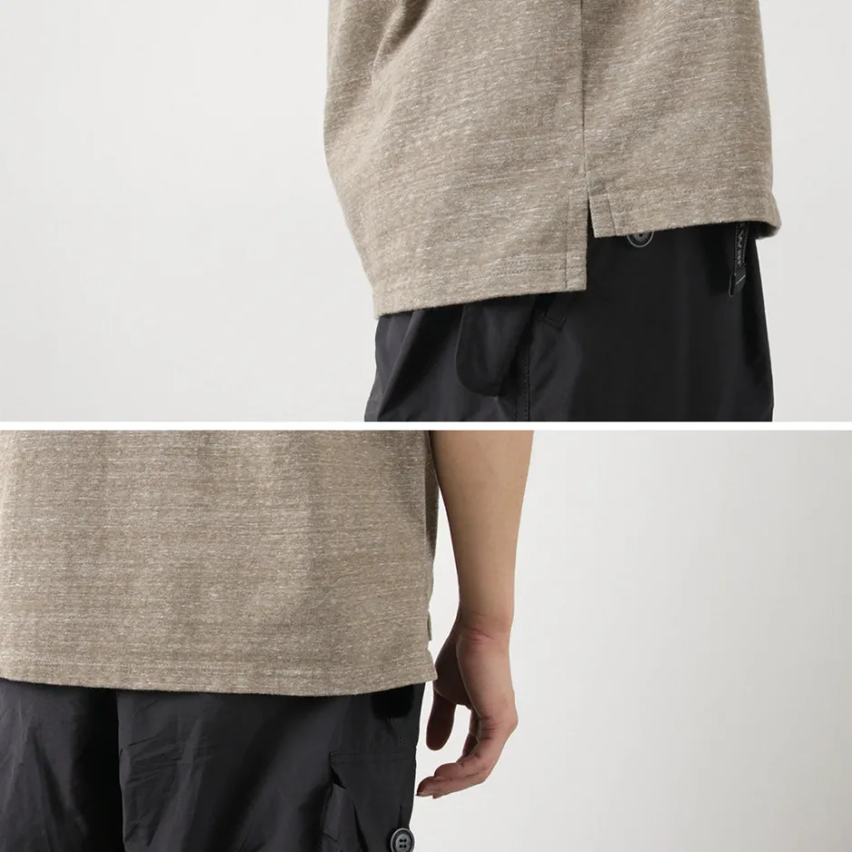T-Shirts^REMI RELIEF / Melange jersey short sleeve pocket T-shirt