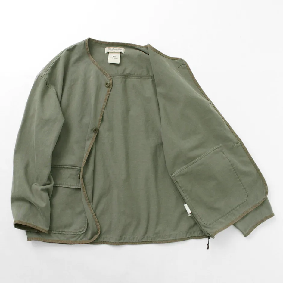 Jackets^REMI RELIEF / Military satin Jacket