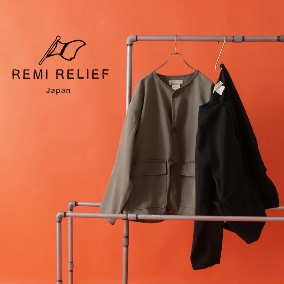 Jackets^REMI RELIEF / Military satin Jacket