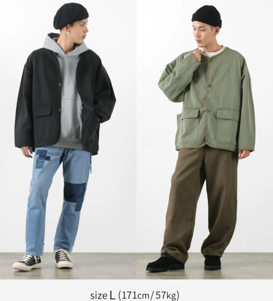 Jackets^REMI RELIEF / Military satin Jacket