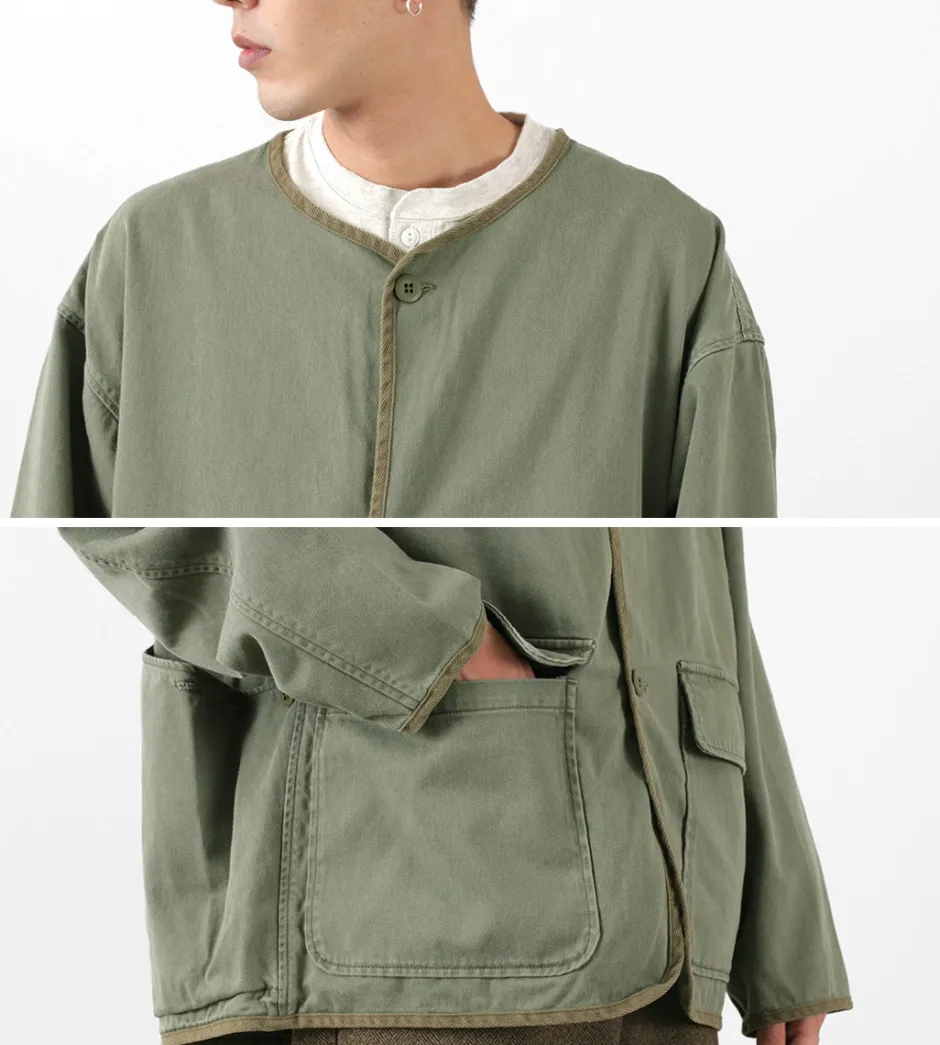 Jackets^REMI RELIEF / Military satin Jacket