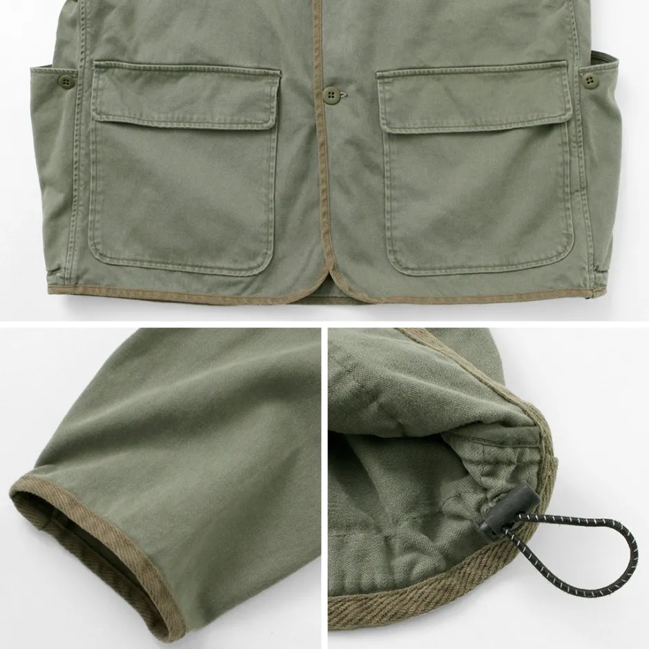 Jackets^REMI RELIEF / Military satin Jacket
