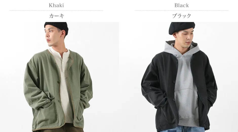 Jackets^REMI RELIEF / Military satin Jacket