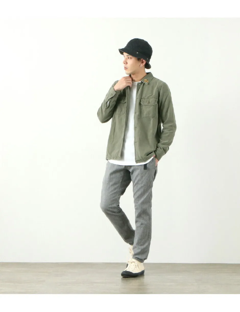 Jackets^REMI RELIEF / Military Shirt (Flower Studded)