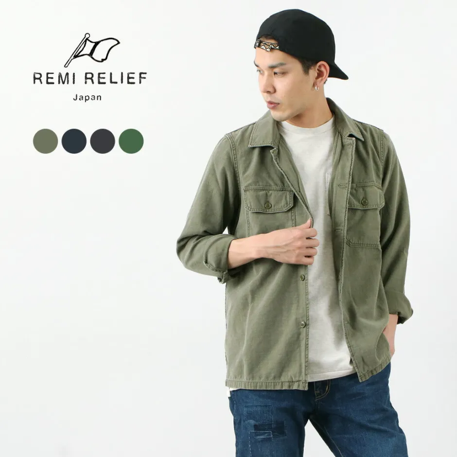 Shirts^REMI RELIEF / Military shirt Normal