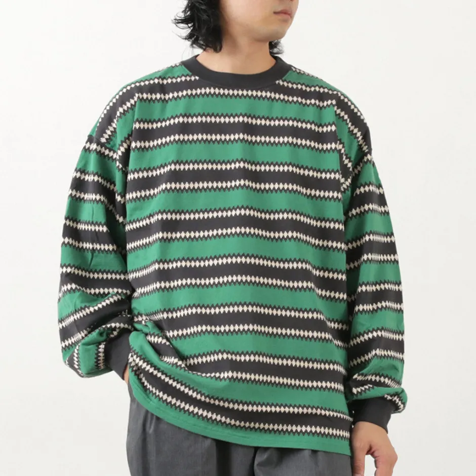 T-Shirts^REMI RELIEF / Native Striped Long Tee