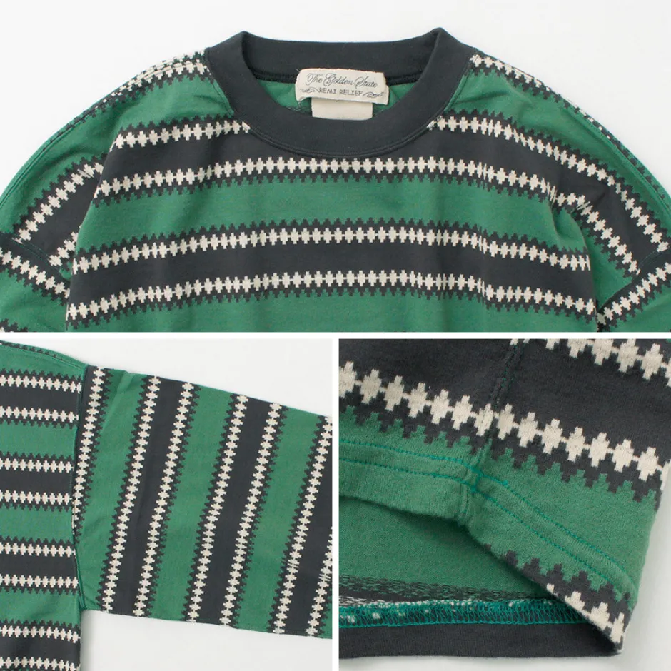 T-Shirts^REMI RELIEF / Native Striped Long Tee