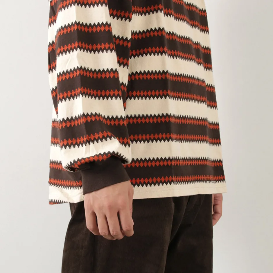 T-Shirts^REMI RELIEF / Native Striped Long Tee