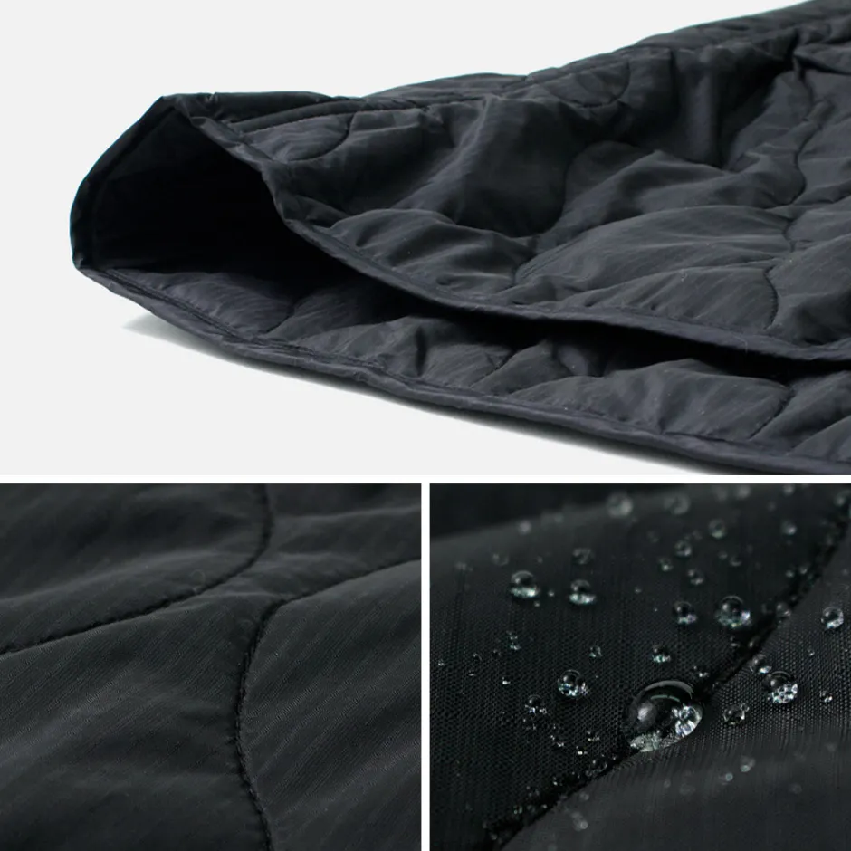 Coats^REMI RELIEF / Nylon Rip Gourd Quilted Coat Hoodie