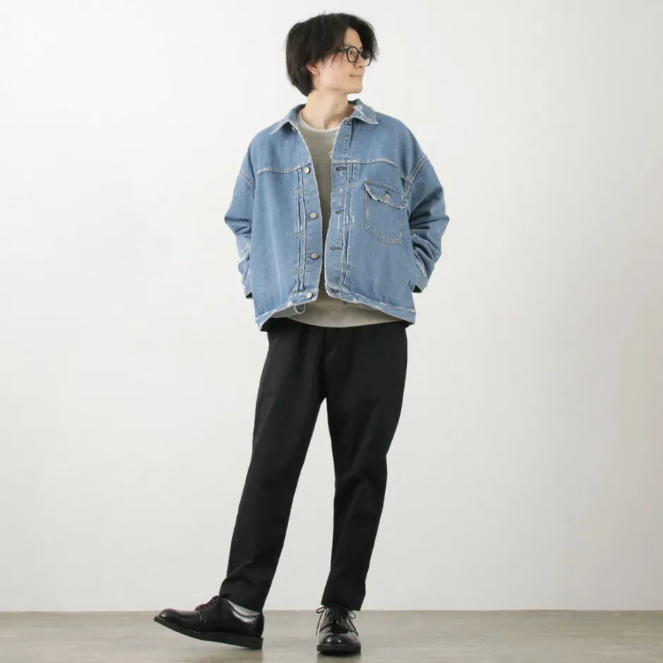 Jackets^REMI RELIEF / 14OZ DENIM 1st JKT (repaired) blue