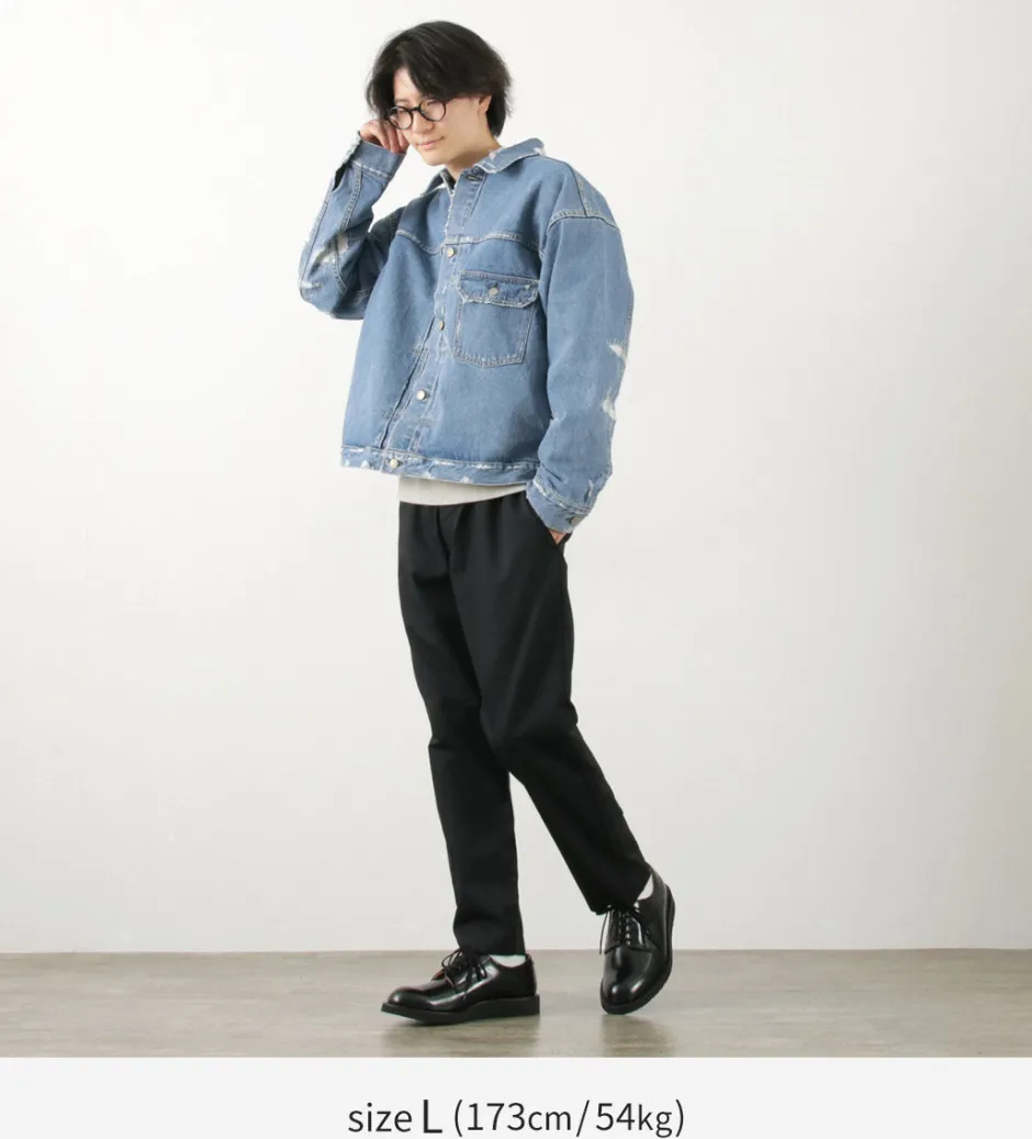 Jackets^REMI RELIEF / 14OZ DENIM 1st JKT (repaired) blue