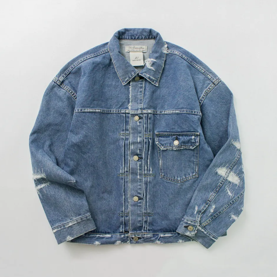 Jackets^REMI RELIEF / 14OZ DENIM 1st JKT (repaired) blue
