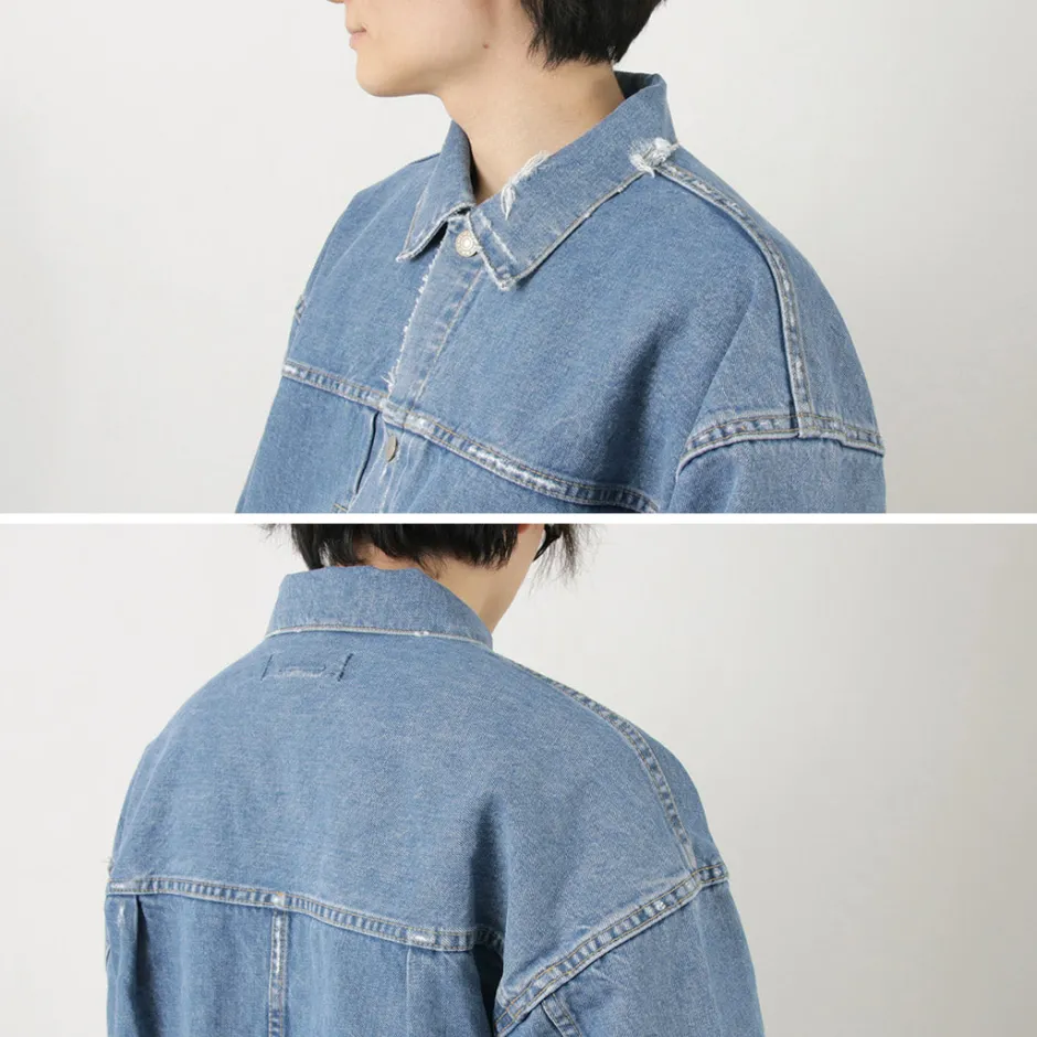 Jackets^REMI RELIEF / 14OZ DENIM 1st JKT (repaired) blue